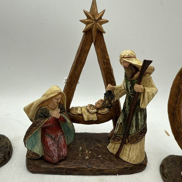 Piece Nativity Holy Family Set by Valerie Parr Hill - Picture 4 of 12